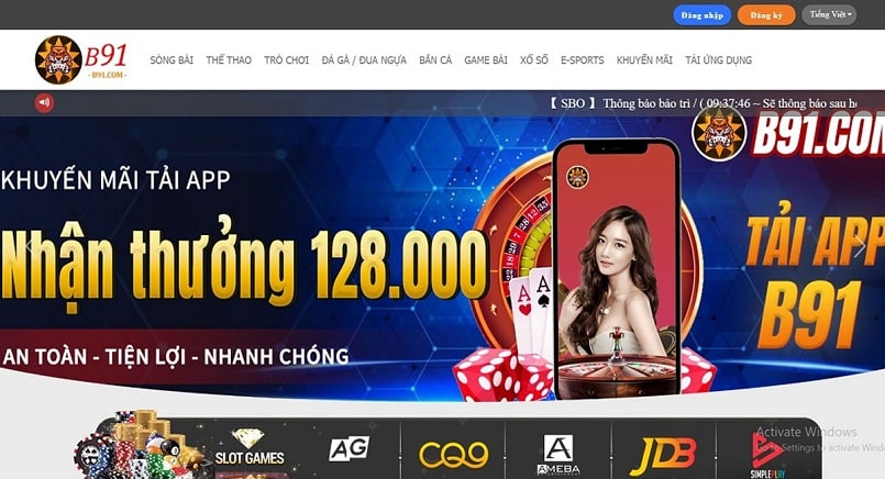 Giới thiệu nhà cái B91 Giới thiệu nhà cái B91